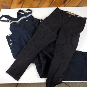Vintage Black Over-Alls and Cargo Jeans